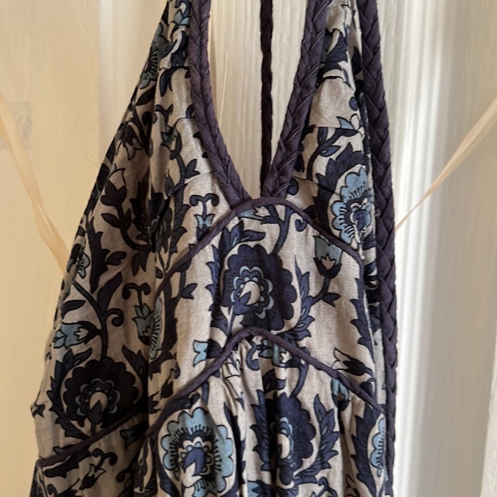 Bohemian M/L maxi blue grey